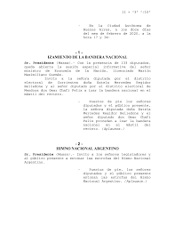 Al gran pueblo argentino salud, una de las estrofas del himno. Https Www Argentina Gob Ar Sites Default Files Discurso Completo Pdf