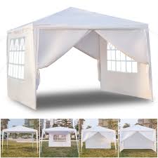 Made up of durable and reliable 210t polyester pongee material, it can be used for a long time. Top Knobs 10 X 10 Easy Set Up Canopy Tent Commercial Instant Tents Market Stall With 4 Removable Sidewalls White Walmart Com Walmart Com