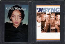 Left of the middle natalie imbruglia. Laminated Nsync Natalie Imbruglia Backstage Pass From The Left Of The Middle Tour Souvenirs Events Art Collectibles Kromasol Com