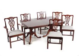 Cherry Duncan Phyfe Dining Table And Six Chairs Dining Table Dining Duncan Phyfe Chairs