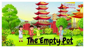 The main character learns that it is better to be honest than to cheat. The Empty Pot Story Chinese Folk Story Kids Moral Story Animation Video Youtube