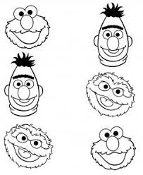 Sesame Street Characters Faces Coloring Pages Sesame Street Coloring Pages Sesame Street Crafts Sesame Street