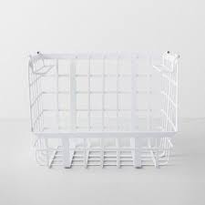 Open Front Stackable Basket White Made By Design Target Kitchen Baskets Kitchen Organization Pantry Kitchen Cabinet Design