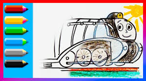 Spencer Express How To Draw Thomas And Friends Animated Drawing T Drawing Tutorial Animated Drawings Drawing Tutorials For Kids