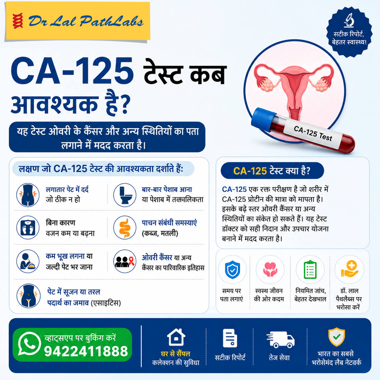 CA-125 Test (Ovarian Cancer Screening) product image