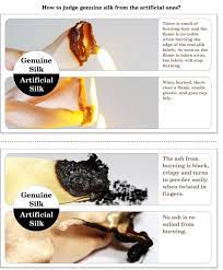 Silk Faq How To Tell If The Silk Is Genuine Or Artificial Silk Fabric Fashion Infographic Sewing Fabric