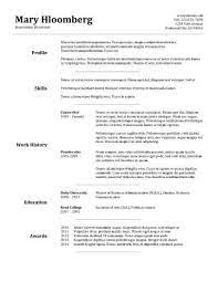Most of these templates use a. Free Goldfish Bowl Combination Cv Resume Template In Microsoft Word D Creativebooster
