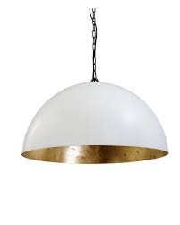 5 out of 5 stars (3,506). Blanc Larino By Signature White Industrial Metal Dome Pendant Light In The Choice Of White Gold Leaf Or Silver L Dome Pendant Lighting Pendant Light Lights