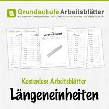 Exercises for reading comprehension and written expression specifically train the skills. Langeneinheiten Kostenlose Arbeitsblatter