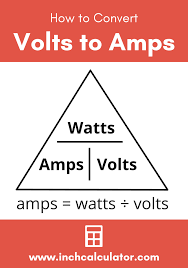 Volts To Amps Electrical Conversion Calculator Inch Calculator Conversion Calculator Volt Ampere Electricity