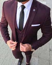 Mens Black And Burgundy Suits Burgundy 3 Piece Suit Designer Suits For Men Mens Fashion Suits Burgundy Suit Men