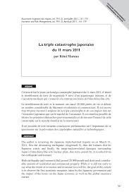 Après le séisme, la ville de palu sera. Http Www Revueassurances Ca Wp Content Uploads 2016 01 2011 79 No1 2 Moreau Japon Pdf