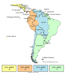 south america time zone south america current time