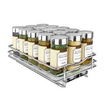 Our double drawer design provides the convenience and versatility of two shelves of pull out storage for your kitchen, pantry, bathroom and laundry room cabinets. Lynk Professional Slide Out Upper Cabinet Organizer 15 Jar Spice Rack Spice Rack Upper Cabinet Spice Organizers Spice Organization