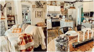 Mobile homes can be as luxurious as their brick and mortar counterparts if you use some ingenuity. Extreme Budget Farmhouse Tour For Fall Fall Decorating Ideas In A Stunning Mobile Home Cottage Youtube