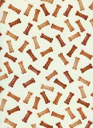 Dog Biscuit Treats Fabric Dog Bones Craft Fabric Brown Biscuits On Ivory Background Fabric Bone Crafts Novelty Fabric Fabric Animals