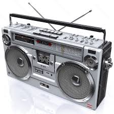 3d Model Of Retro Boombox Sharp Gf 9292 Boombox Vintage Electronics Retro Gadgets