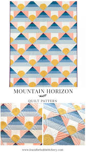 Mountain Horizon Pdf Modern Quilt Patterns Quilts Quilt Patterns