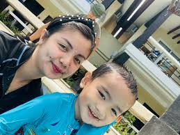 My little bros vacationing Luke, Tyler, Ann courtesy picture of my Sissy  Jerlyn Cabial Laruan thanks for making the surprise lunch possible for Bro  to surprise Mom, thanks for the spaghetti snack