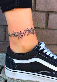 Small Tattoos Tattoos For Women Flowers Anklet Tattoos For Women Anklet Tattoos