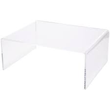 Related:lucite coffee table glass coffee table clear coffee table vintage acrylic coffee table clear acrylic coffee table. Otto Large Desk Riser Acrylic Clear Officeworks