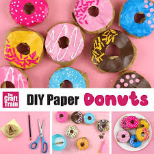 Paper Donut Craft The Craft Train Donut Craft Letter D Crafts Crafts
