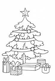 Arbol De Navidad Para Colorear Con Regalos