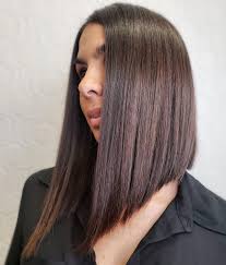 Middle parted wavy messy lob. 39 Hottest Shoulder Length Bob Haircuts Medium Length Bobs