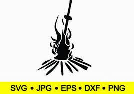 Dark Souls Bonefire Svg Praise The Sun Svg Dark Souls Etsy Dark Souls Praise The Sun Silhouette Files