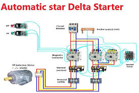 Star Delta Starter Y D Power Control Wiring Automatic Star Delta Y D With Time Delta Connection Home Electrical Wiring Delta