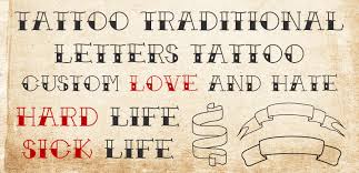 American traditional + free flash! Traditional Tattoo Font Dafont Com