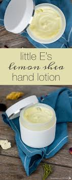 little e s lemon shea hand lotion