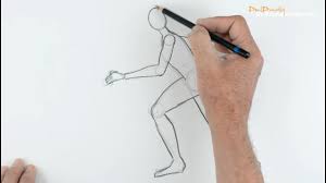 Pose Person Running Drawing Draw People Part 2 Running Figure Youtube draw people part 2 running figure