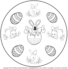 Ausmalbild ostern osterhase mit ostergrussen auf englisch. 36 Oster Mandalas Kostenlos Zum Ausdrucken Besten Bilder Von Ausmalbilder