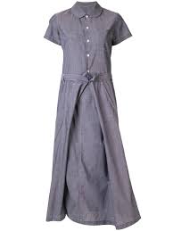 Pre Owned Comme Des Garcons Layered Shirt Dress In Blue Modesens Shirt Dress Layered Shirts Dresses
