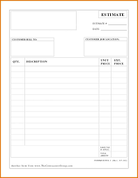 Free Pdf Invoice Template Download With Template Free Estimate Templates For Contractors And Independent Forolab4 Co Blog