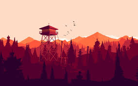 Campo Santo Olly Moss Firewatch Fan Art Tim Vizesi Firewatch Campo Santo Tree Painting