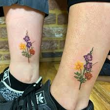 Pin By Trending Arena On Trending 1 Marigold Tattoo Tattoos Gladiolus Flower Tattoos