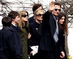 Actors liam neeson, right, and vanessa redgrave, left, stand with family members before a funeral for his wife and her daughter, natasha richardson, at st. Natasha Richardson Buried Near Upstate Ny Home Deseret News