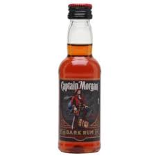 Captain morgan spiced rum mini bottle ornament. Captain Morgan Dark Rum Miniatures Captain Morgan Miniatures Just Miniatures