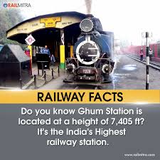 Trainfacts At An Enormous Height Of 7 405 Ft Even Trains Traverse Such Heights Share The Knowledge And Info Railway Station Train Train Running Status