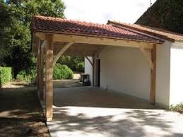 Auvent Bois 750x400 Tuile Idee Amenagement Terrasse Auvent Voiture Auvent