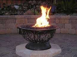 Convert A Wood Burning Firepit To Propane Or Natural Gas Fire Pit Outdoor Fire Pit Modern Fire Pit