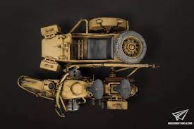 1 35 bmw r75摩托车 长城 静态模型爱好者 致力于打造最全的模型评测网站 motorcyle bmw bike