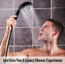 New Handheld Shower Head -Black