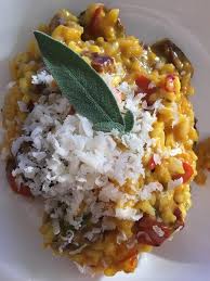 Kurbis Risotto Mit Chorizo Und Maronen Von Dayday Chefkoch Kurbisrisotto Risotto Chorizo