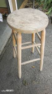 How To Upcycle A Bar Stool Into Narrow Bedside Table Making Manzanita