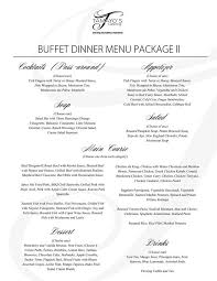 Sample wedding invitation format with entourage. Tamayo S Catering Catering Packages