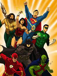 Dceu Original Seven Justice League By Https Www Deviantart Com Kyomusha On Deviantart Justice League Characters Justice League Justice League War