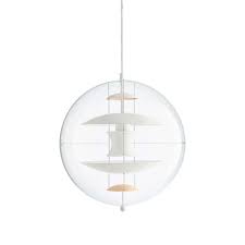 Danish ceramic globe light fixture. Danish Design
